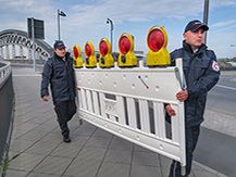Baustellenbewachung von Knebl Security